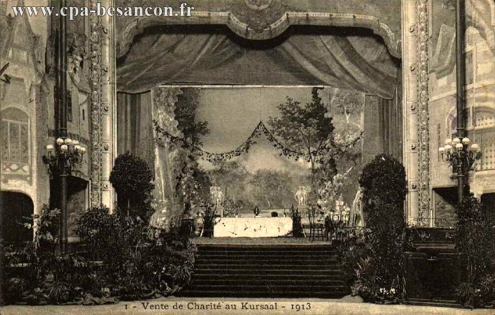 1 - Vente de Charité au Kursaal - 1913